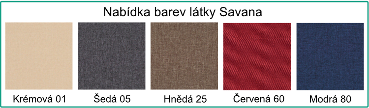 SAVANA vzornik latek
